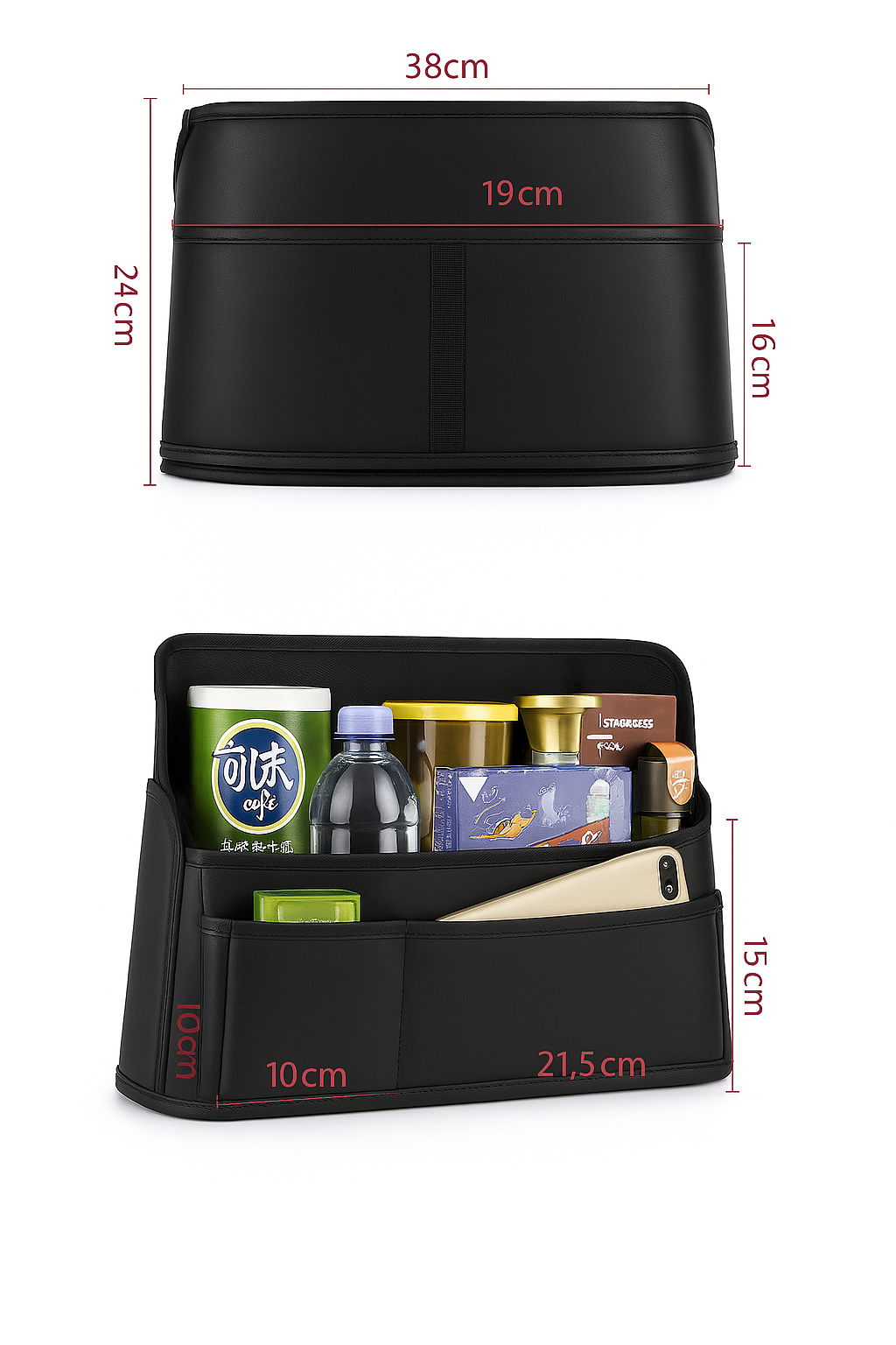 Leather Car Hand Bag Holder